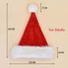Christmas Santa Hat Long Plush Holiday Red Hat Unisex Xmas Party Hat For Adults And Kids New Year G 5