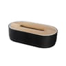 Bamboo Tissue Box Holder Toilet Paper Box Napkin Holder Case Tissue Paper Dispenser Storage Box For 6