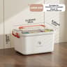 Large Capacity Medicine Box Portable First Aid Medical Kit Multilayer Drug Storage Case For Family  7