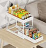 Under Sink Organizer And Storage Double Sliding Cabinet Drawers Multi Purpose Storage Shelf Kitchen 6