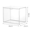 Transparent Bookshelf Storage Box Large Capacity Acrylic Display Cabinet Dustproof CD Album Magazin 8