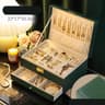 Large Capacity MultiLayer Jewelry Storage Box HighEnd Exquisite Necklace Earrings Gold Jewelry Box 3