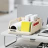 DIY Foldable Desktop Bookshelf Storage Box Pegboard Notebook Organizer Rack Office File Holder Desk