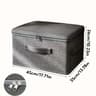 Foldable Fabric Storage Bag With Reinforced Handles Large Storage Bag For Clothes Bedding Blankets  8