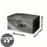Foldable Fabric Storage Bag With Reinforced Handles Large Storage Bag For Clothes Bedding Blankets  5