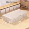 Oxford Fabric Board Underbed Storage Box Flat Drawer Design For Seasonal Clothes And Blankets Home