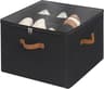 Shoe Organizer With Adjustable Dividers Fabric Shoe Hanger With Cover Shoe Storage Drawer Box Conta