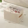 Shoe Organizer With Adjustable Dividers Fabric Shoe Hanger With Cover Shoe Storage Drawer Box Conta