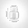 Mini Transparent Glass Vase Nordic Flower Vase Hydroponic Plant Vase Modern Living Room Glass Ornam 12