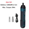 Mini Cordless Electric Screwdriver Rechargeable Power Drill Bits Set Household Torque Repair Tools  6
