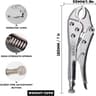 Multifunctional Pliers Locking Pliers Carbon Steel AntiSlip Durable Manual Tool For Electricians Ma 7