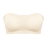 Womens Sexy Strapless Push Up Bra Removable Paded Seamless Ice Silk Top Invisible Beauty Back AntiS 8