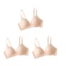 Seamless Bras For Women Nonwire Push Up Bra Glossy Underwear Without Steel Ring Cup Female Comfort  12