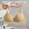 Thickened PushUp Bra For Small Chest Wireless No Steel Ring Seamless Invisible Adjustable Straps Wi 6