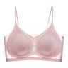 UltraThin Breathable Ice Silk Top Bra Womens Seamless Back Halter Vest Wrap Bra For Small Chest Com