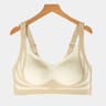Powerful Push Up Seamless Bra Women Gathered Wireless Bra Soft Full Coverage Support AntiSagging Ad 6