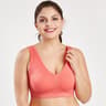 Queenral Plus Size Bras For Women Seamless Bra With Pads Big Size 5XL 6XL Bralette Push Up Brassier