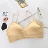 Women Sports Bra Fast Dry Elastic Padded Gym Bra Running Yoga Tops Breathable Fitness Solid Color S 8