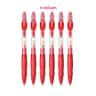Retractable Gel Pens Set BlackBlueRed Liquid Ballpoint Pen School Stationery Office Writing Tool Fo 10