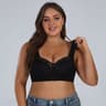 Soft Cotton Thin Cup Front Buckle Underwear Middleaged Elderly Women Lace No Underwire Vest Type Ex 10