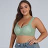 Soft Cotton Thin Cup Front Buckle Underwear Middleaged Elderly Women Lace No Underwire Vest Type Ex 11