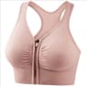Womens Zipper Sports Bra Vest Plus Size Shock Resistant Bra Womens Yoga Running Fitness Bra For Act