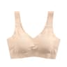 Women Seamless Ice Silk Bra Removable Chest Pad Lifting Bralette No Steel Ring Breathable Push Up Y