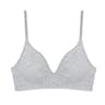 Women Wireless Bra Deep V Padded Bralette Trendy Stripe Knitting Sexy Solid Underwear Brassiere 7