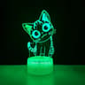 Cute Cat Night Light LED Cat Lamp For Kids USB Acrylic Novelty Table Nightlight Bedroom Room Decor  4