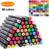 Alcohol Markers Set Dual Tips Blender Art Markers Drawing Sketching Pens For Kids Christmas Gifts A 9