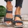 Elegant Women Genuine Leather Sandals Lightweight Plus Size Slippers Womens Sport Style Sandals 7