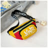 Children Mini Waist Bags Cute Letter Oxford Crossbody Fashion Fanny Pack For Girls Boys Banana Bag  8