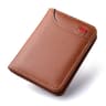 Multiple Pockets Mens Soft PU Leather Wallet Vintage Thin Card Holder 5