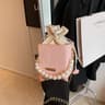Pearl Waist Bag With Fashion Chain Vintage PU Leather Crossbody Bag 9