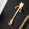 Stainless Steel Coffee Spoon Cute Cat Shape Teaspoon Ice Cream Mini Spoons 7