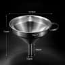 Wide Mouth Stainless Steel Funnel With Detachable Filter Spice Cooking Oil Filter Strainer Oil Spil 7