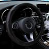 Carbon Fiber Leather Car Steering Wheel Cover Without Inner Ring Automotive Supplies 12