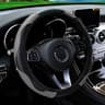 Carbon Fiber Leather Car Steering Wheel Cover Without Inner Ring Automotive Supplies 6