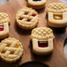 Jam Sandwich Cookie Cutter Biscuit Mold Christmas Plastic Fondant Stamp For Cake Decor 8