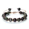 Women Malay Stone Cut Face Bracelet Yellow Agate Handmade Wristband Vacation Healing Beach Jewelry 10