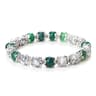 Natural Stone White Bracelet For Women Pink Quartz Onyx Agates Lava Beads Stretch Bangles 8