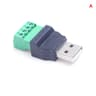 High Quality USB Solderless Plug USB Male Female Mobile Phone Connector 6