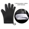 Heat Resistant Silicone Oven Mitts AntiScald Gloves For Baking BBQ Microwave Durable Potholder For  8