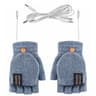 Rechargeable USB Electric Heated Gloves Hand Warmers Mittens For Winter Sports Skiing Heater Laptop 8
