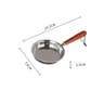 Outdoor Household Stainless Steel Mini Oil Pan Egg Frying Pan Cooking Pan 6