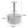 Hamburger Patty Maker Press Stainless Steel NonStick Round Manual Rice Ball Mold Thickness Adjusted 7