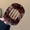 Leopard Print Acetic Acid Hair Clip Elegant Spring Spoon Clip For Women 9