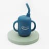 Feeding Cup Leakproof Trainer Cup BPA Free Portable Storage Snack Container New Cartoon Baby Silico 8