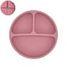 Retro Kids Plate Smile Face Baby Tableware Set Baby Safe Silicone Dining Plate Solid Cute Cartoon C 30