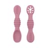 Training Spoon Feeding Tableware Baby Spoon Fork Set Food Grade Silicone Sticky Spoon Children Cutl 10